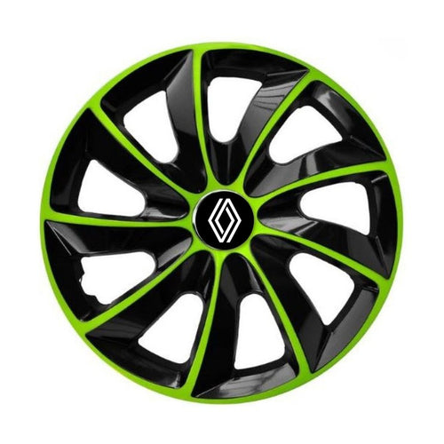 Set 4 capace roti Extra Stig Green R15 Compatibil Cu Renault Nou