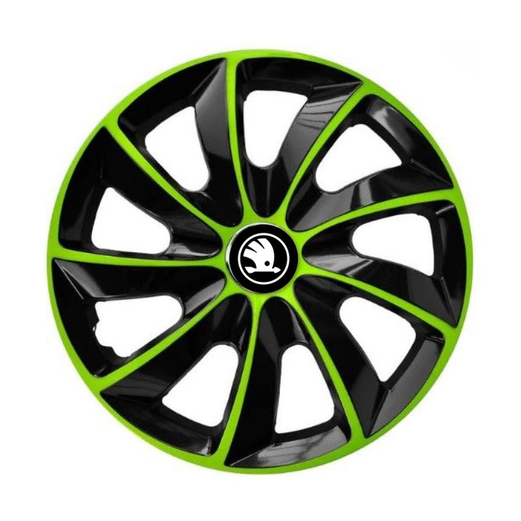 Set 4 capace roti Extra Stig Green R16 Compatibil Cu Skoda Nou