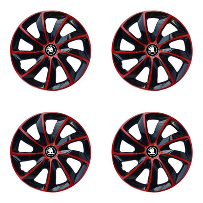 Set 4 capace roti Extra Stig Red R14 Compatibil Cu Skoda Nou