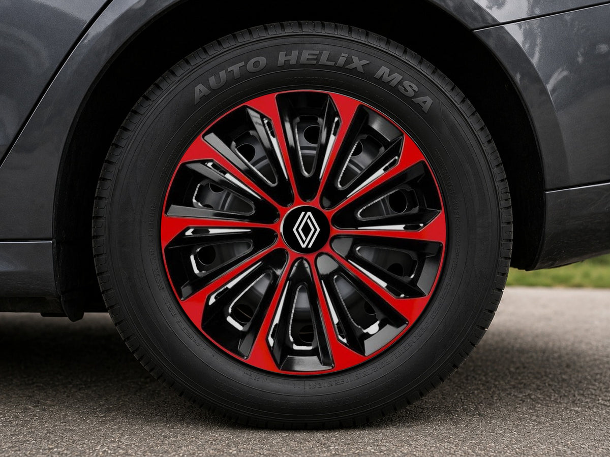 Set 4 capace roti Extra Strong Red R14 Compatibil Cu Renault Nou