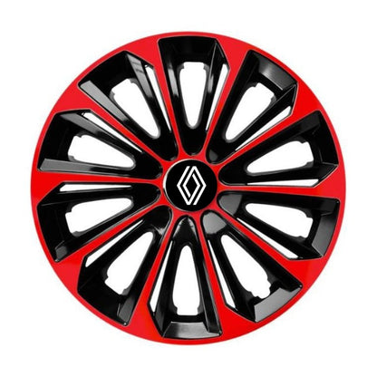 Set 4 capace roti Extra Strong Red R15 Compatibil Cu Renault Nou