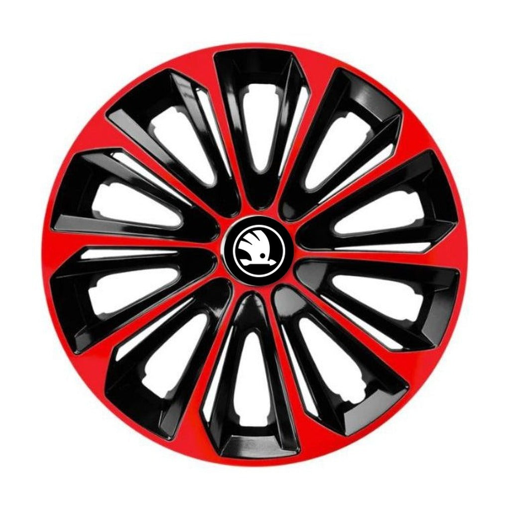 Set 4 capace roti Extra Strong Red R16 Compatibil Cu Skoda Nou