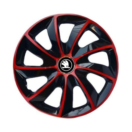 Set 4 capace roti Extra Stig Red R16 Compatibil Cu Skoda Nou
