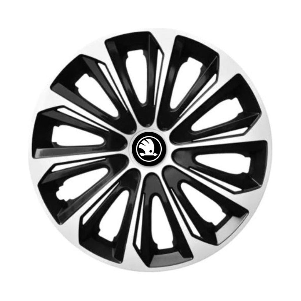 Set 4 capace roti Extra strong silver R15 Compatibil Cu Skoda Nou