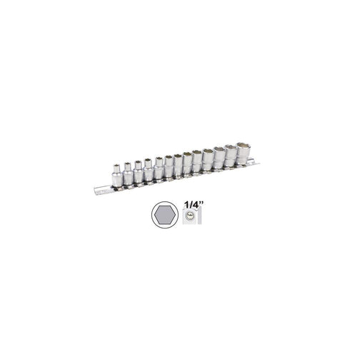 SET TUBULARE 1/4` HEXAGONALE JBM