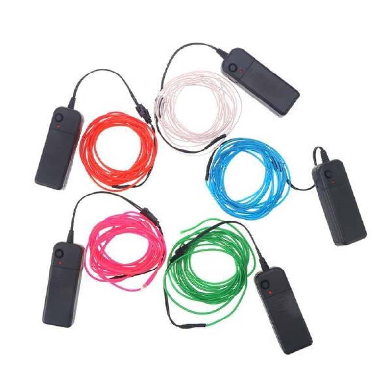 Fir cu neon 2M 3V verde