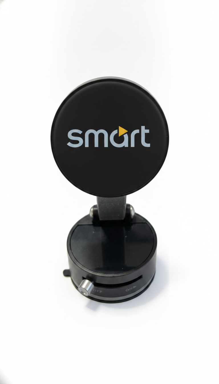 Suport Magnetic Negru cu Ventuza si Brat Reglabil Pentru Adjustable Arm for Smart
