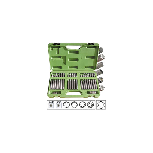 TRUSA SPECIALA CU 40 CAPETE SURUBELNITA PENTRU SURUBURI TORX 12-6 FETE JBM