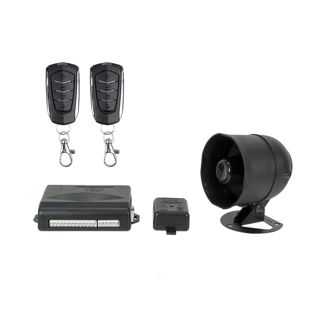 ALARMA AUTO CU 2 TELECOMENZI SI MODUL INCHIDERE CENTRALIZATA (FARA ACTUATORI)(include taxa de timbru verde)