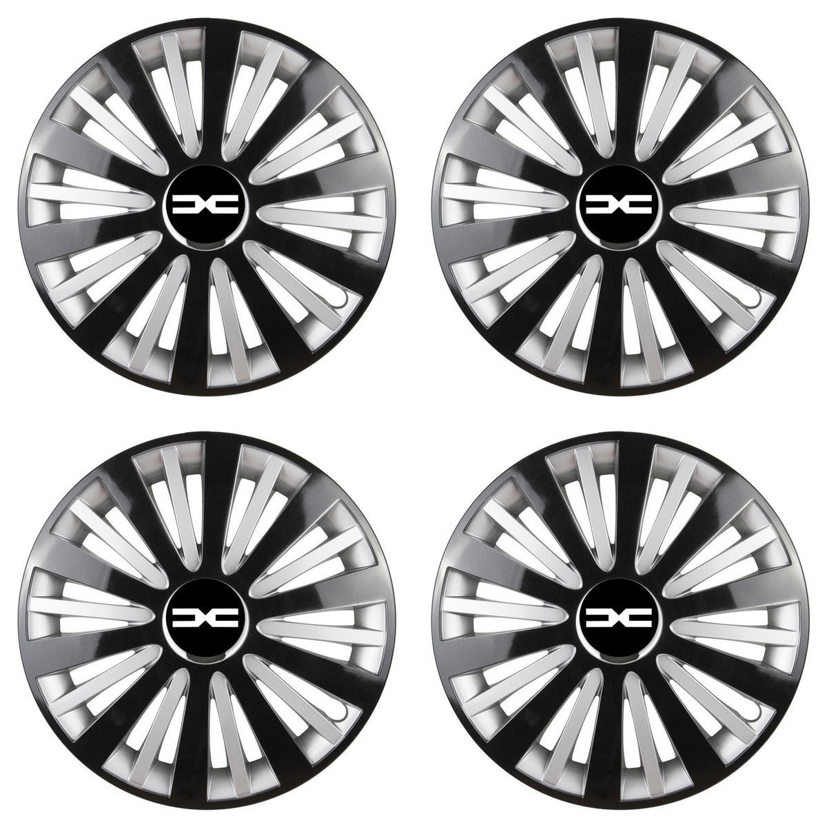 Set 4 Capace Roti, potrivite jantelor de R14, pentru Dacia Nou, model falcon dual