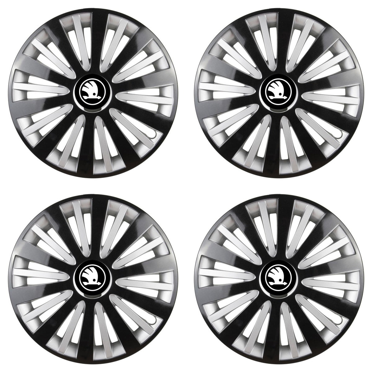 Set 4 Capace Roti, potrivite jantelor de R14, pentru Skoda Nou, model falcon dual