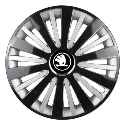 Set 4 Capace Roti, potrivite jantelor de R15, pentru Skoda Nou, model falcon dual