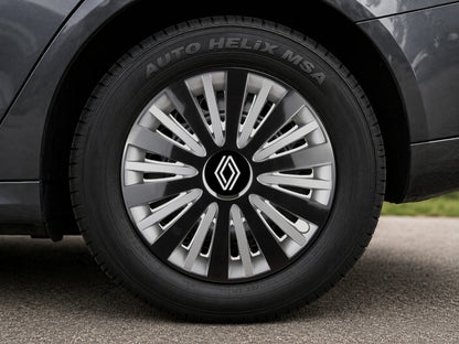 Set 4 Capace Roti, potrivite jantelor de R15, pentru Renault Nou, model falcon dual