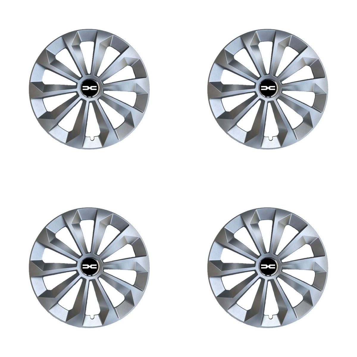 Set 4 Capace Roti 16 inchi (R16) Fame Gri, Compatibile Cu Dacia Nou