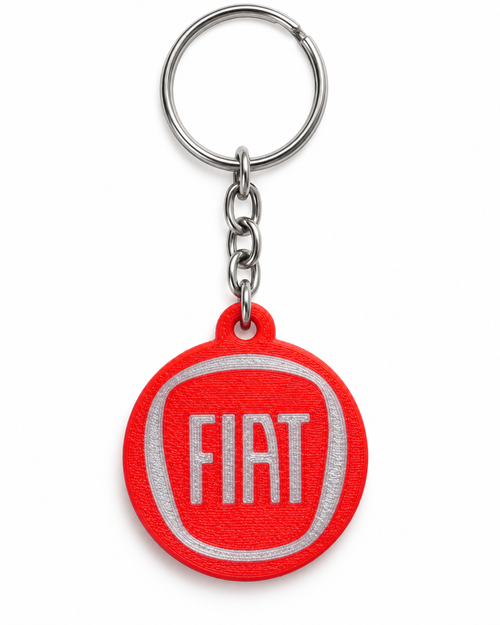 Breloc auto Fiat cu lanț și inel