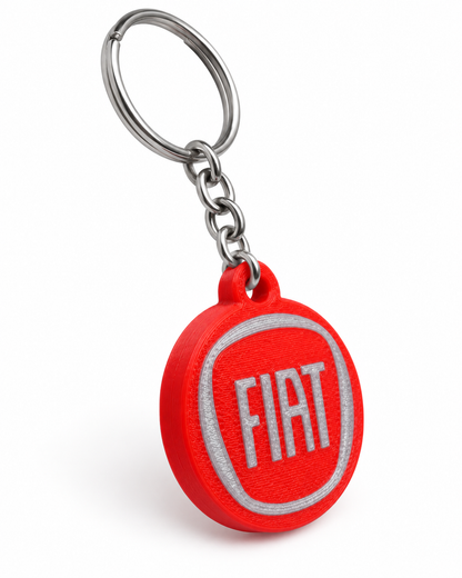 Breloc auto Fiat cu lanț și inel