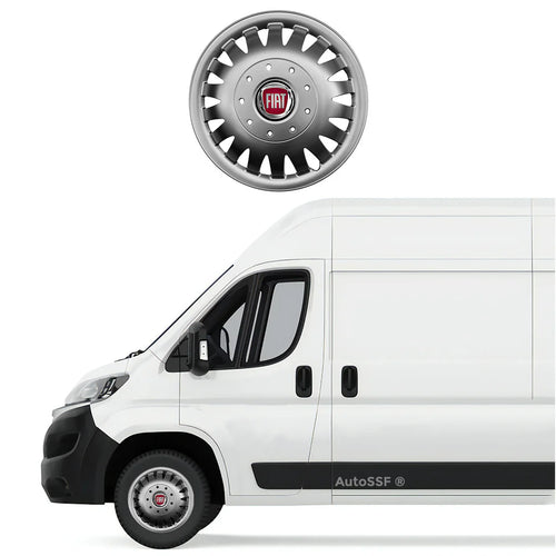 4 darabos 16 colos (R16) domború dísztárcsák készlet, kompatibilis a Citroen JUMPER 410 modelljével