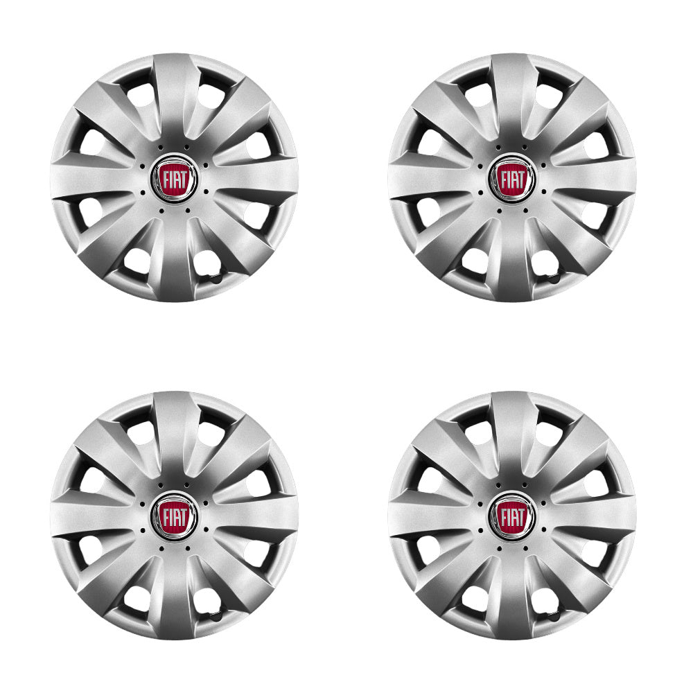 Set 4 capace roti potrivite jantelor de 15 inch compatibile gama Fiat, model - 321