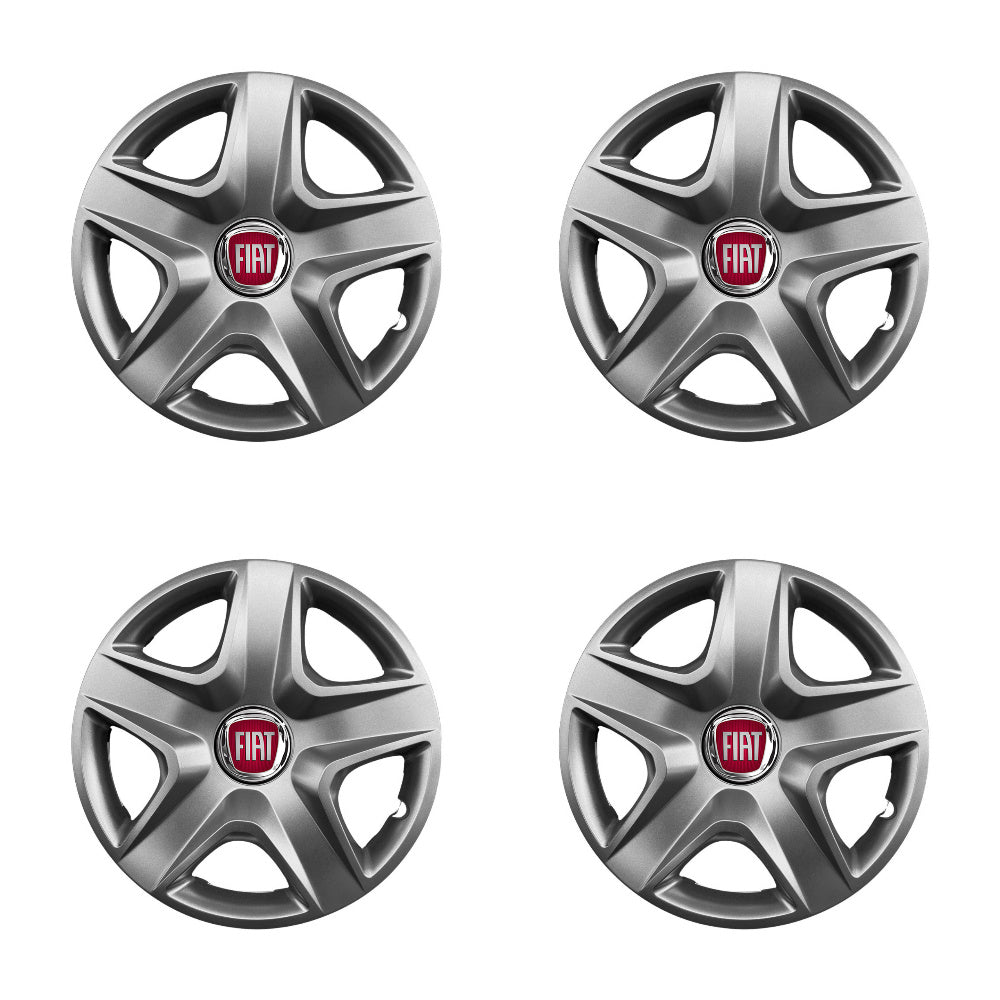 Set 4 capace roti potrivite jantelor de 15 inch compatibile FIAT, Model - 340