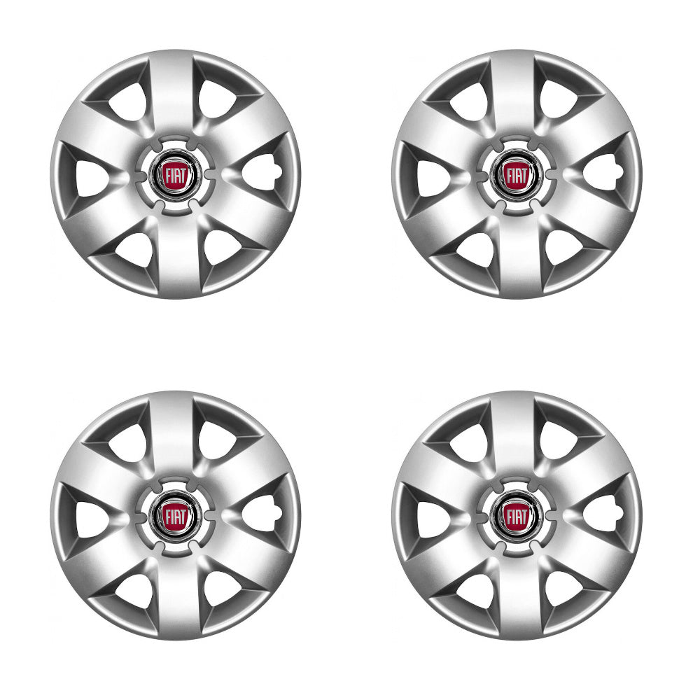 Set 4 capace roti potrivite jantelor de 15 inch compatibile Fiat, Model - 310