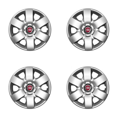 Set 4 capace roti potrivite jantelor de 15 inch compatibile Fiat, Model - 310