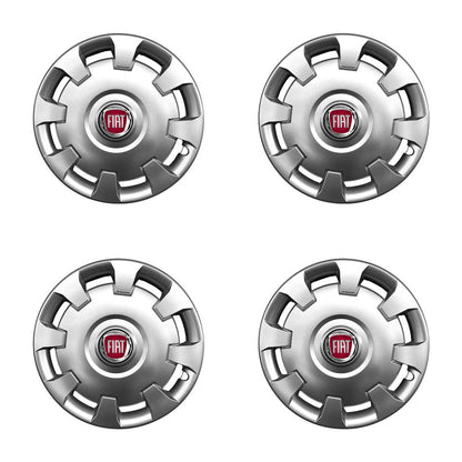 Set 4 capace roti 14 inchi (R14) compatibile FIAT, Model - 206