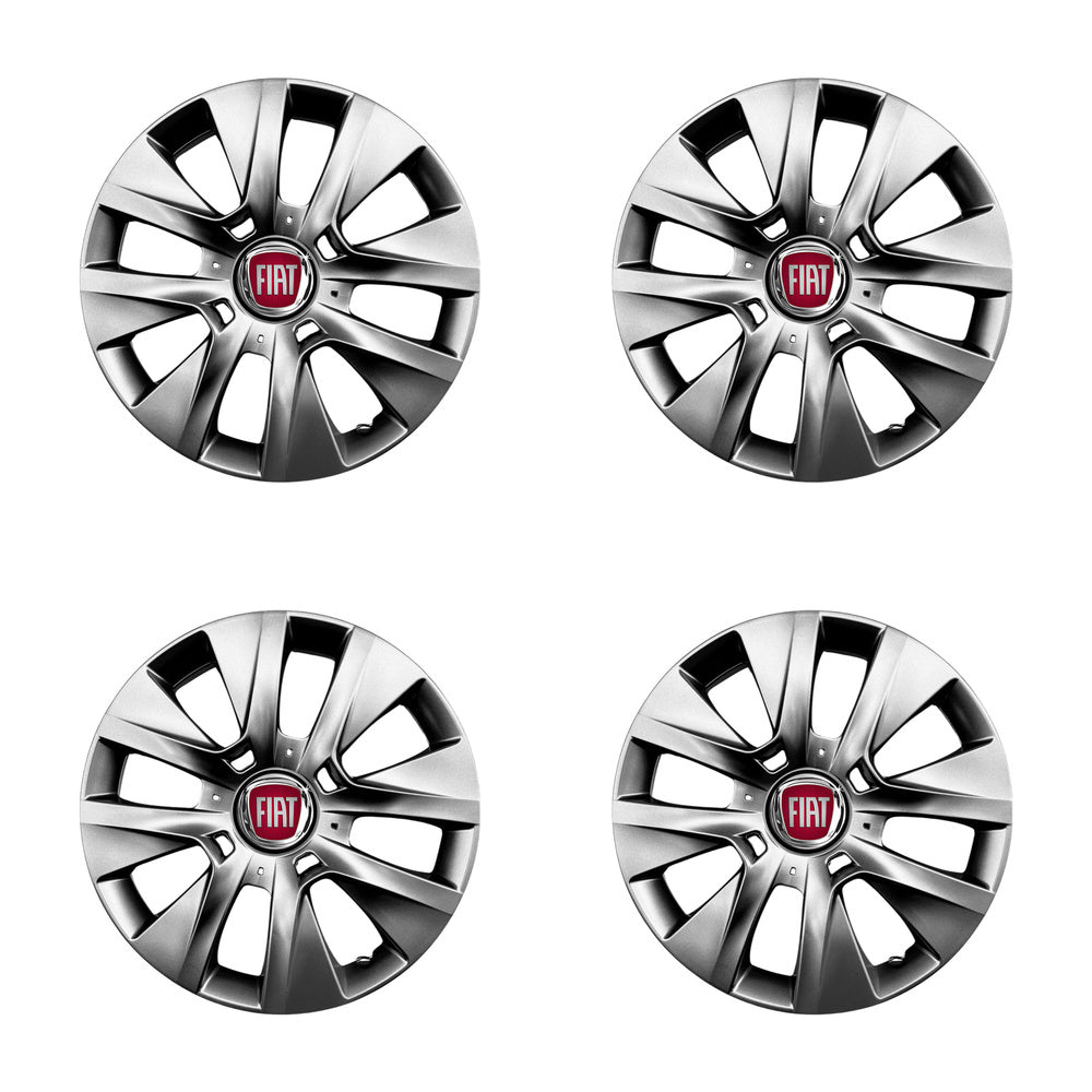Set 4 capace roti 14 inchi (R14) compatibile Fiat, Model - 225