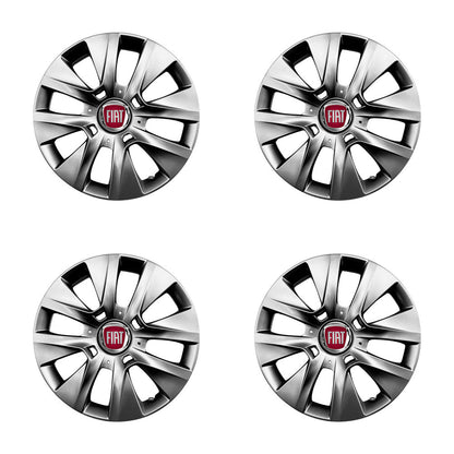 Set 4 capace roti 14 inchi (R14) compatibile Fiat, Model - 225
