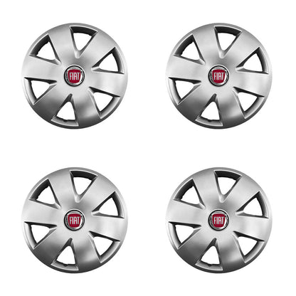 Set 4 capace roti potrivite jantelor de 15 inch compatibile Fiat, Model - 308