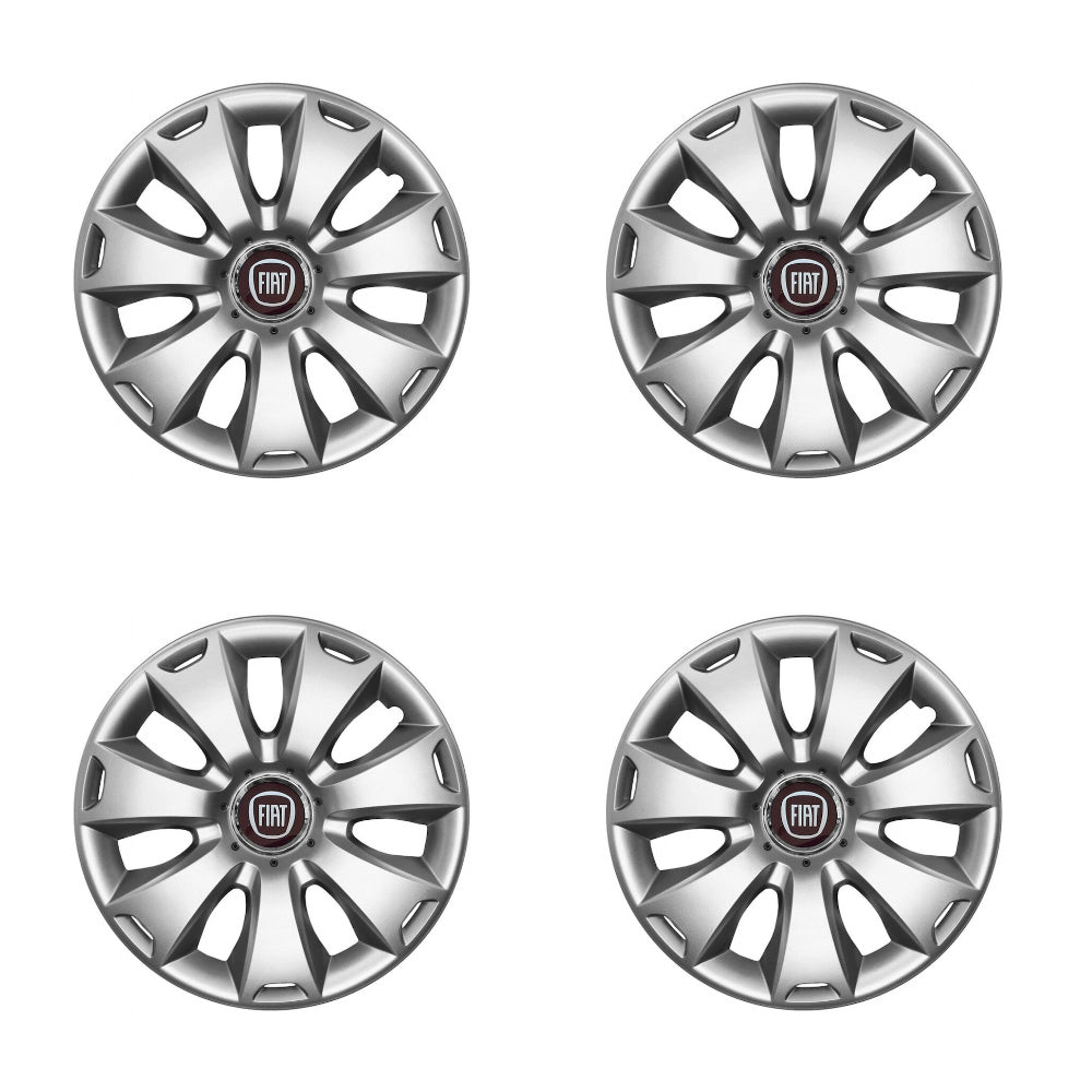 Set 4 capace roti potrivite jantelor de 15 inch compatibile FIAT 500,Punto,Bravo,Albea,Tipo,Stilo,Model-335