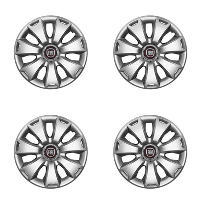 Set 4 capace roti potrivite jantelor de 15 inch compatibile FIAT 500,Punto,Bravo,Albea,Tipo,Stilo,Model-335