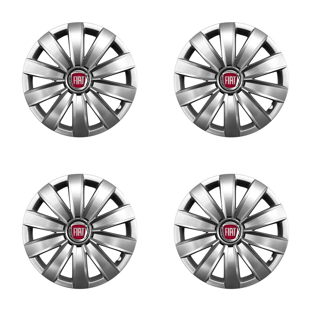 Set 4 capace roti 14 inchi (R14) compatibile Fiat, Model - 226