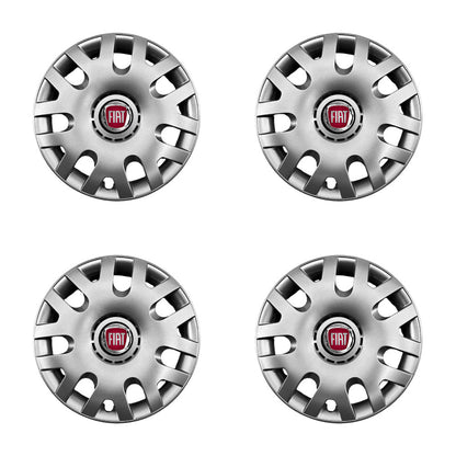Set 4 capace roti 14 inchi (R14) compatibile Fiat, Model - 204
