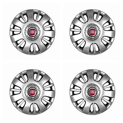 Set 4 capace roti potrivite jantelor de 16 inch compatibile gama FIAT model - 407
