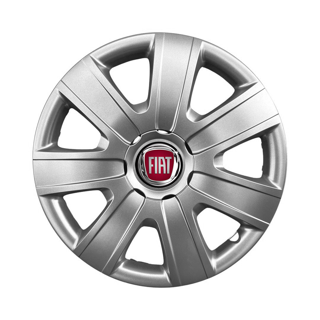 Set 4 capace roti 16 inchi (R16) compatibile FIAT 500, Punto, Bravo, Albea, Tipo, Stilo, Model - 415