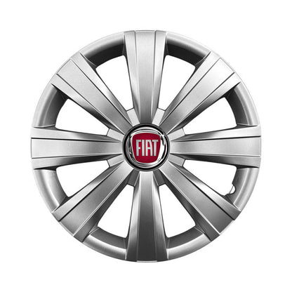 Set 4 capace roti 15 inchi (R15) compatibile Fiat, Model - 328