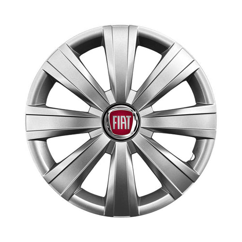 Set 4 capace roti 15 inchi (R15) compatibile Fiat, Model - 328