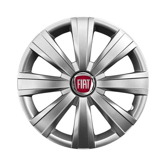 Set 4 capace roti 15 inchi (R15) compatibile Fiat, Model - 328
