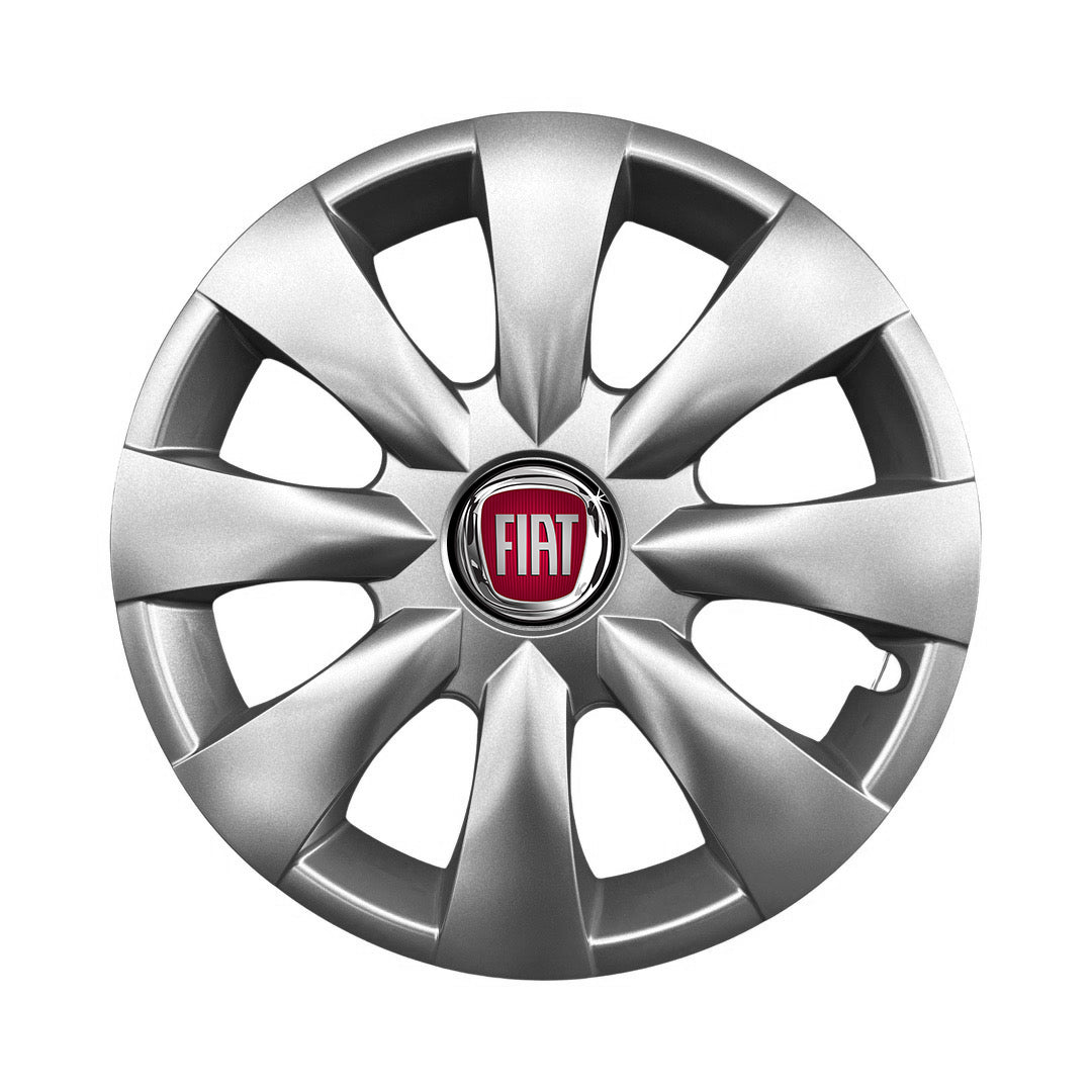 Set 4 capace roti potrivite jantelor de 15 inch compatibile Fiat, Model - 316