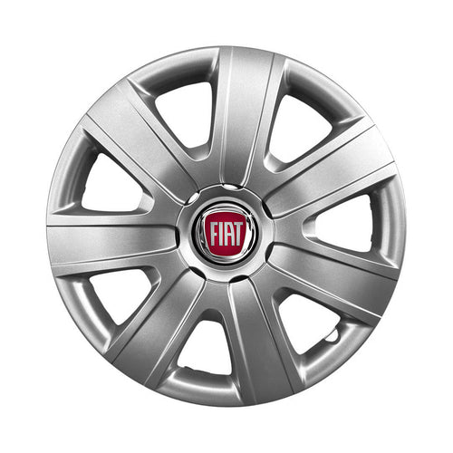Set 4 capace roti 15 inchi (R15) compatibile FIAT 500, Punto, Bravo, Albea, Tipo, Stilo, Model-325