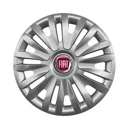 Set 4 capace roti potrivite jantelor de 14 inch compatibile FIAT 500, Punto, Bravo, Albea, Tipo, Stilo, Model - 217