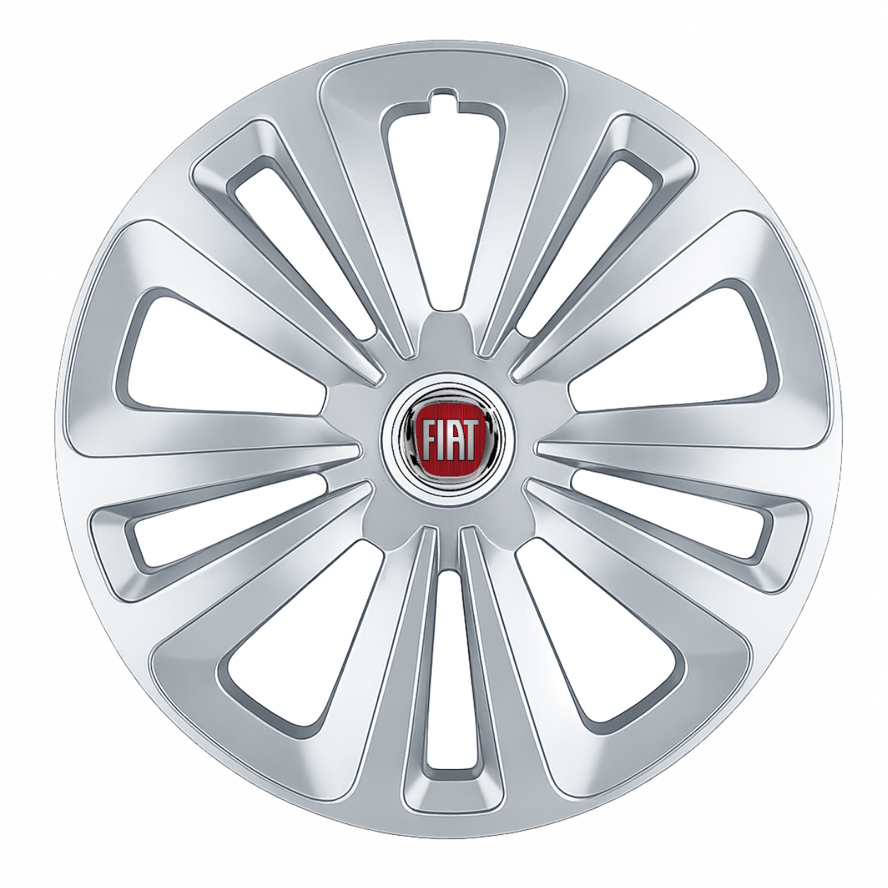 Set 4 Capace Roti Terra Gri R15 pentru Fiat