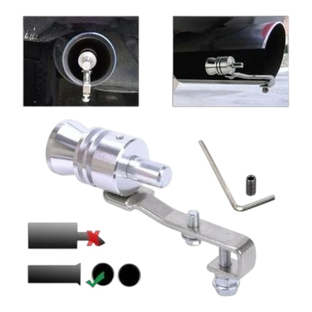 Fluier de toba mare cu redare TURBO sound si blow off
