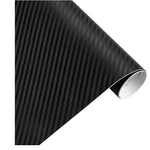 FOLIE CARBON 3D NEAGRA , IESIRE IN RELIEF, 127 x 200 cm