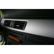 Folie carbon auto 3D, 1 x 1.27 m, Argintiu