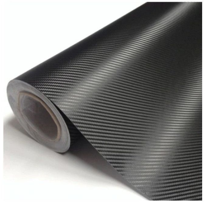 Folie carbon auto 3D, 1 x 1.27 M, Negru