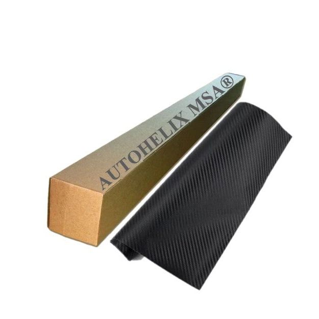 Folie carbon auto 3D, 2 x 1.27 M, Negru