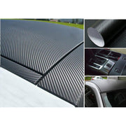 Folie carbon auto 3D, 2 x 1.27 M, Negru