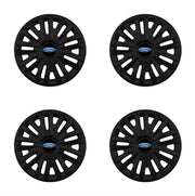 Set 4 capace roti potrivite jantelor de 15 inch compatibile FORD, Model - 313 Black
