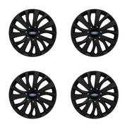 Set 4 capace roti potrivite jantelor de 15 inch compatibile FORD, Model - 345 Black Edition